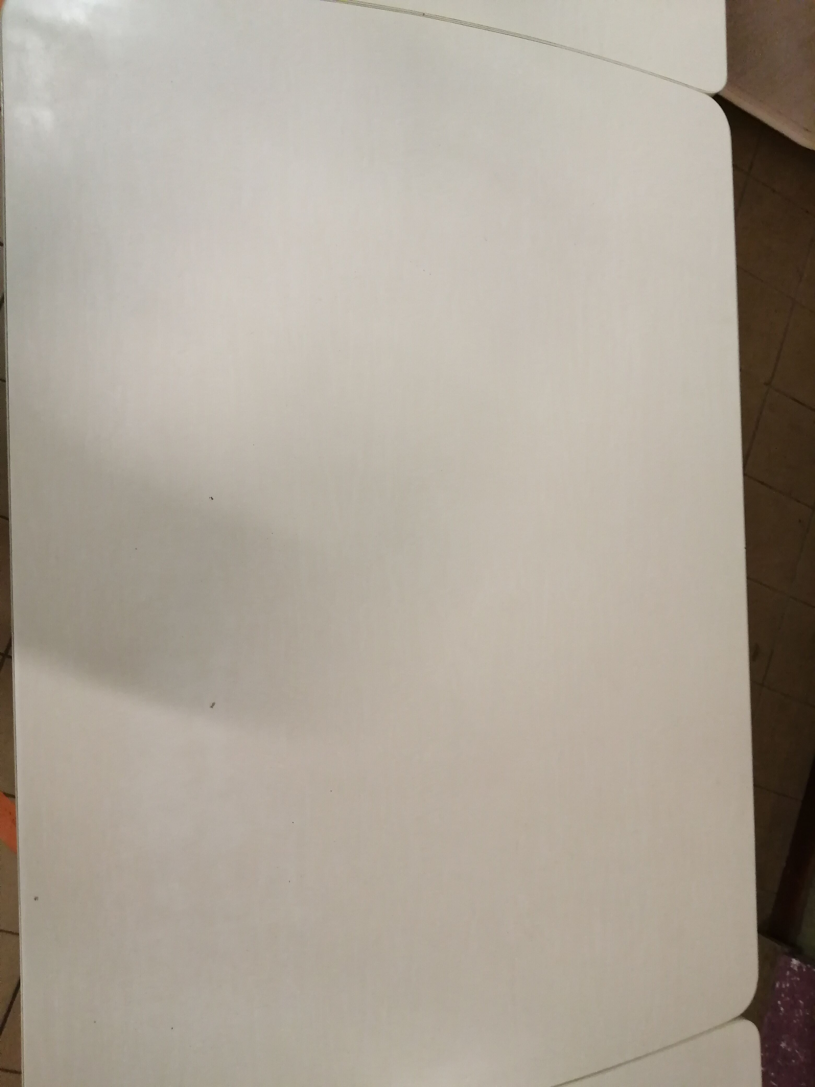 Vanilla formica table - Vintage