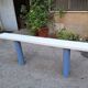 Console in White Lacquer with Cylindrical Plastic Legs by Tresoldi Salvati, 1980s