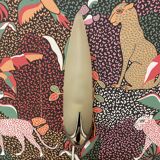 Pair of 1950s designer glass wall lights.