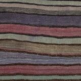 Blue & Green Striped Kilim Rug 146x288Cm SK 241322