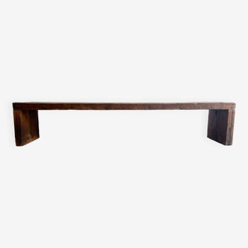 Large Solid Wooden Dining Bench