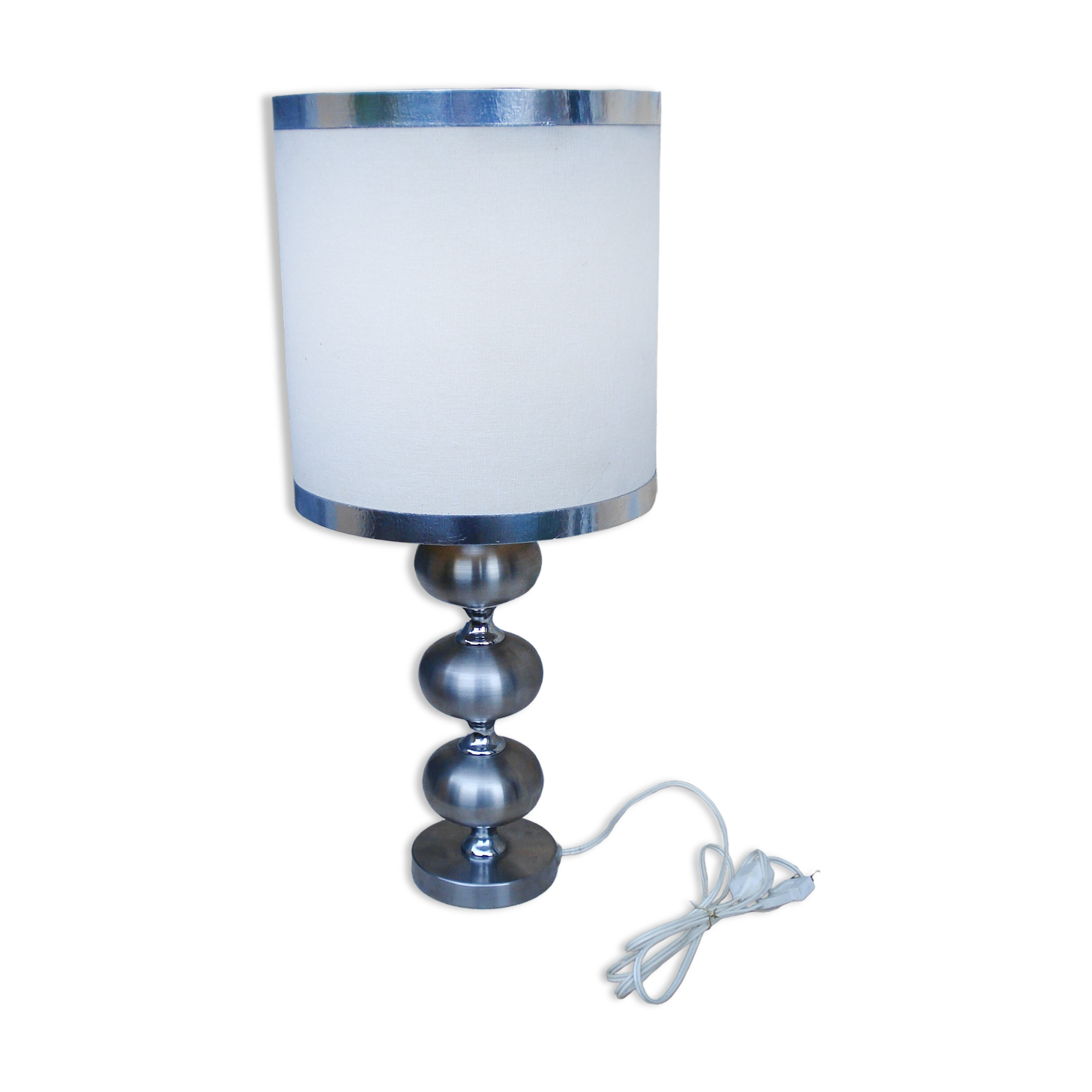 Vintage lamp 1970 alu brush