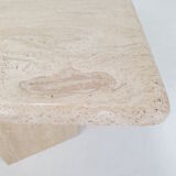 Italian Travertine Coffee Table, 1980's
