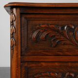 Louis XV Style Oak Chest of Drawers, France