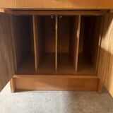 60s hi-fi system / record player and records cabinet
