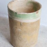 Antique ceramic cylinder vase