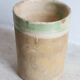 Antique ceramic cylinder vase