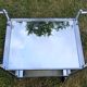 Chariot desserte vintage années 50 laiton nickelé miroir moderniste