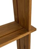 Vintage Wall shelf rack Pine wood 70s design