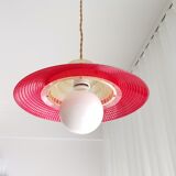 Vintage danish ufo flying saucer lamp space age