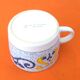 Two Real Stoneware Coffee Cups / Saucers