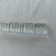Crystal knife holder, embossed floral pattern, vintage tableware
