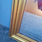 Louis Philippe mirror in gilded wood, 19th century - 110 cm