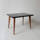 Table basse vintage design 1960 1970 en bois et formica années 60 70