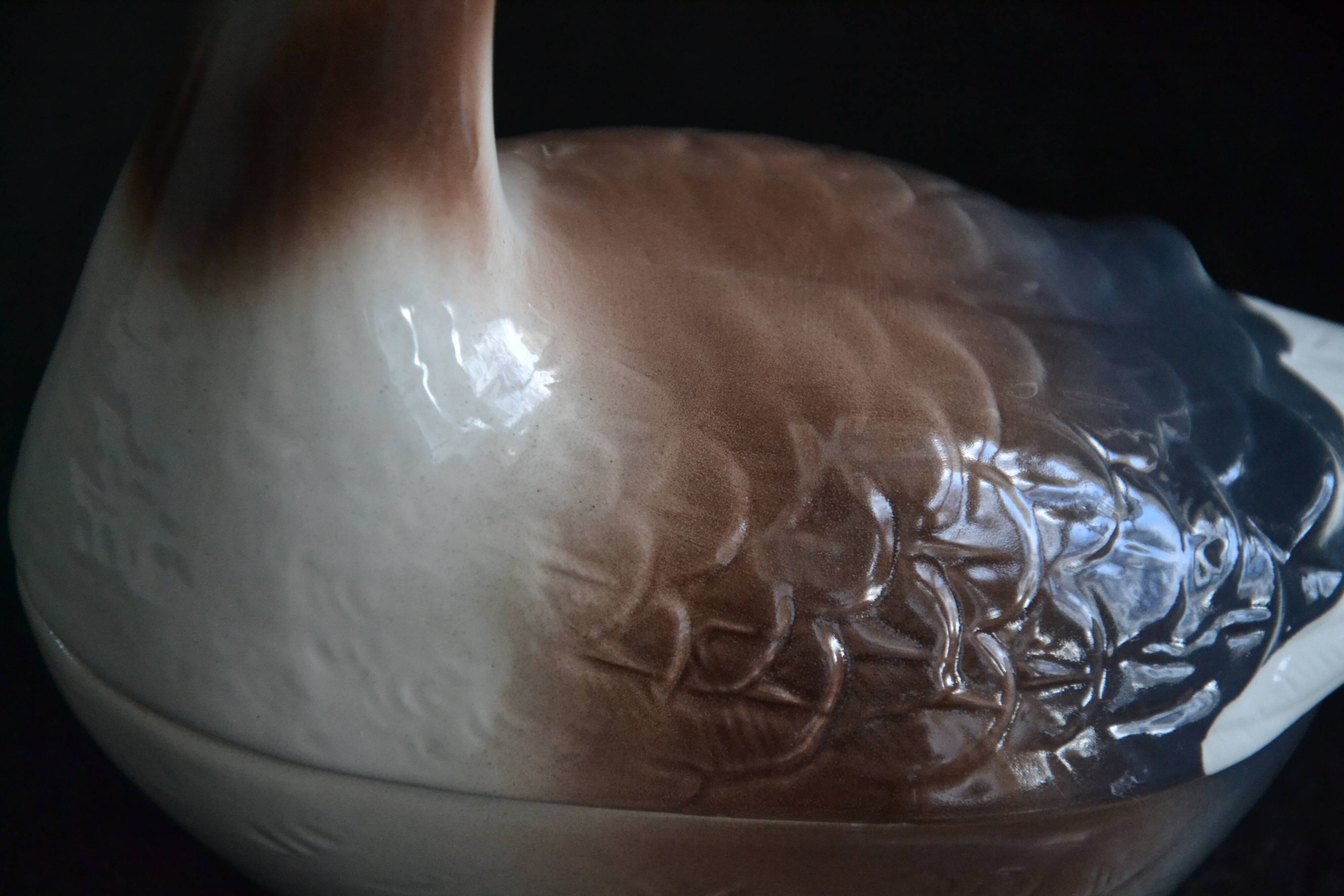 Caugant terrine/empty pocket "goose"