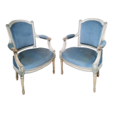 Pair of armchairs Louis XVI