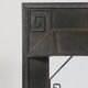 Hand-forged spiral decorative fire surround.