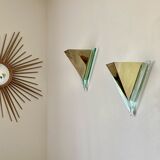 Pair of Hollywood Regency sconces