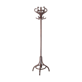 Rustic wood vintage coatrack