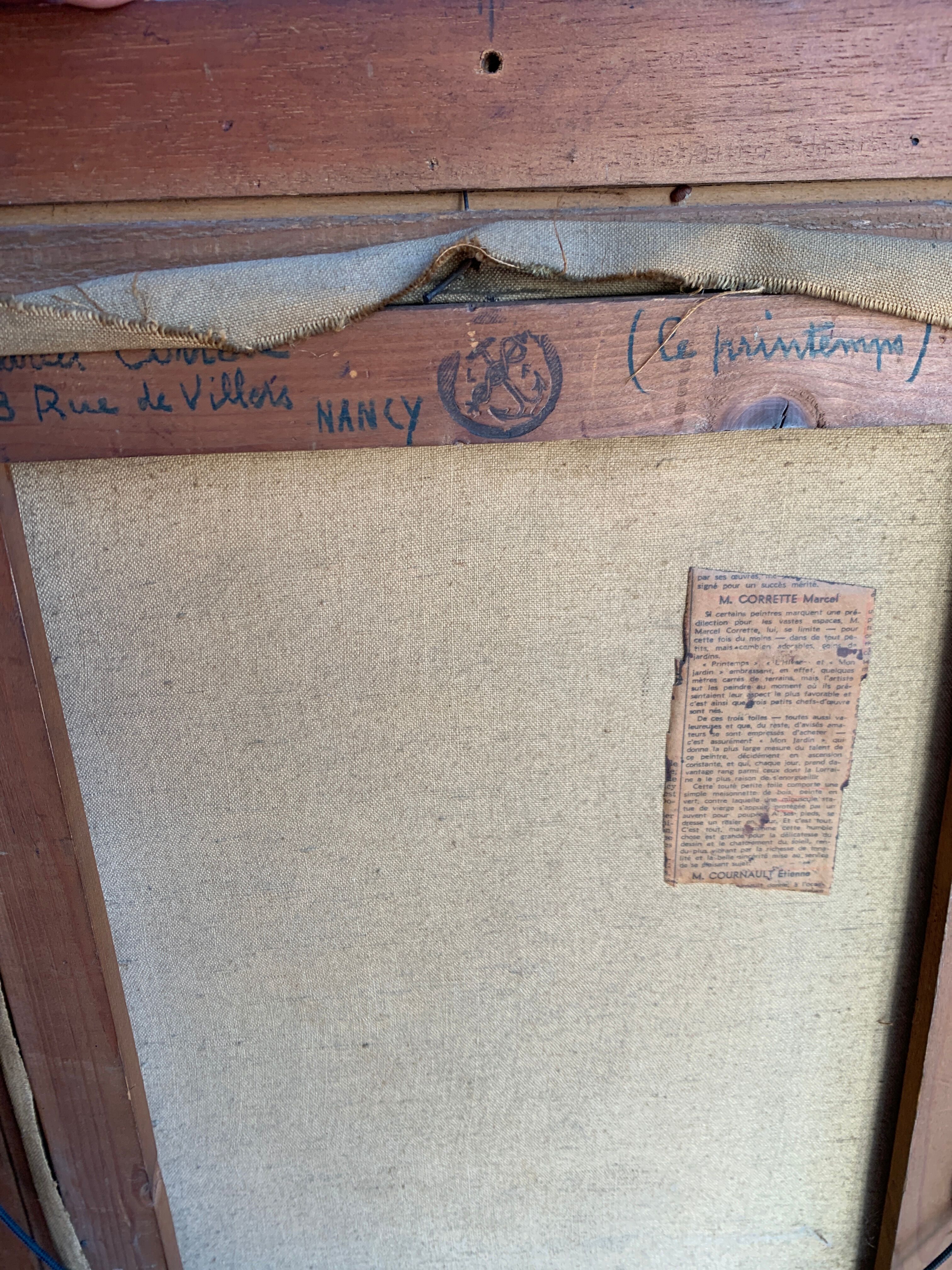 Painting by Marcel Corrette