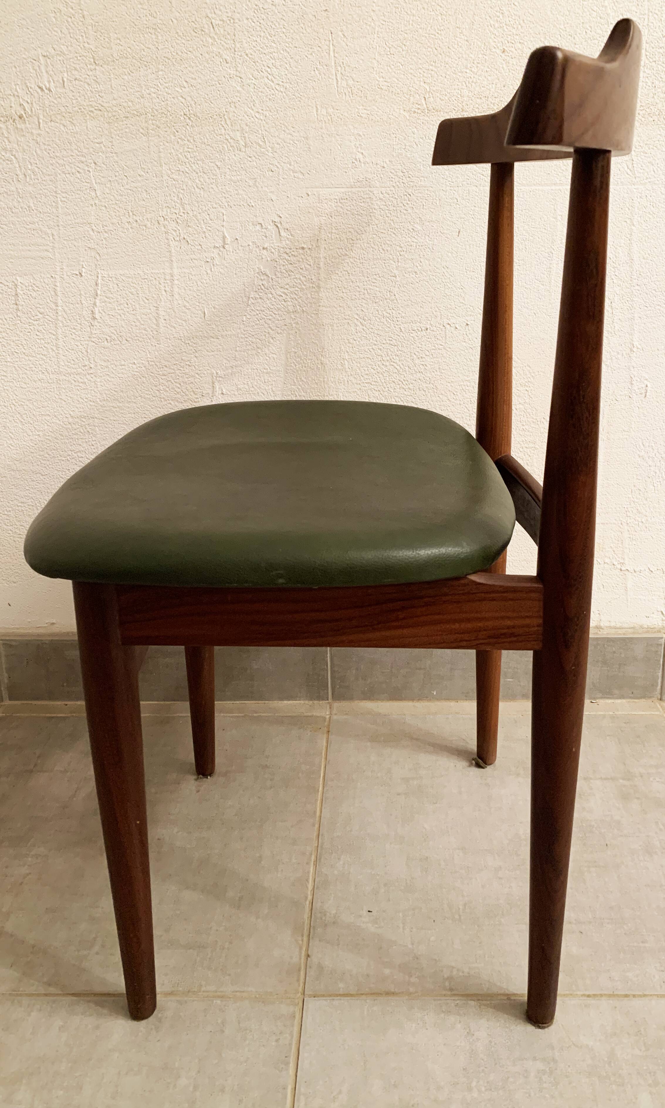 Ensemble de 6 chaises danoises de Hans Olsen pour le fabricant Frem Røjle