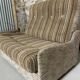 Vintage convertible armchair into a guest bed