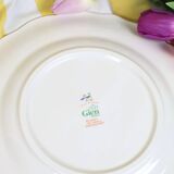 Gien dinner plate - “birds of paradise” model