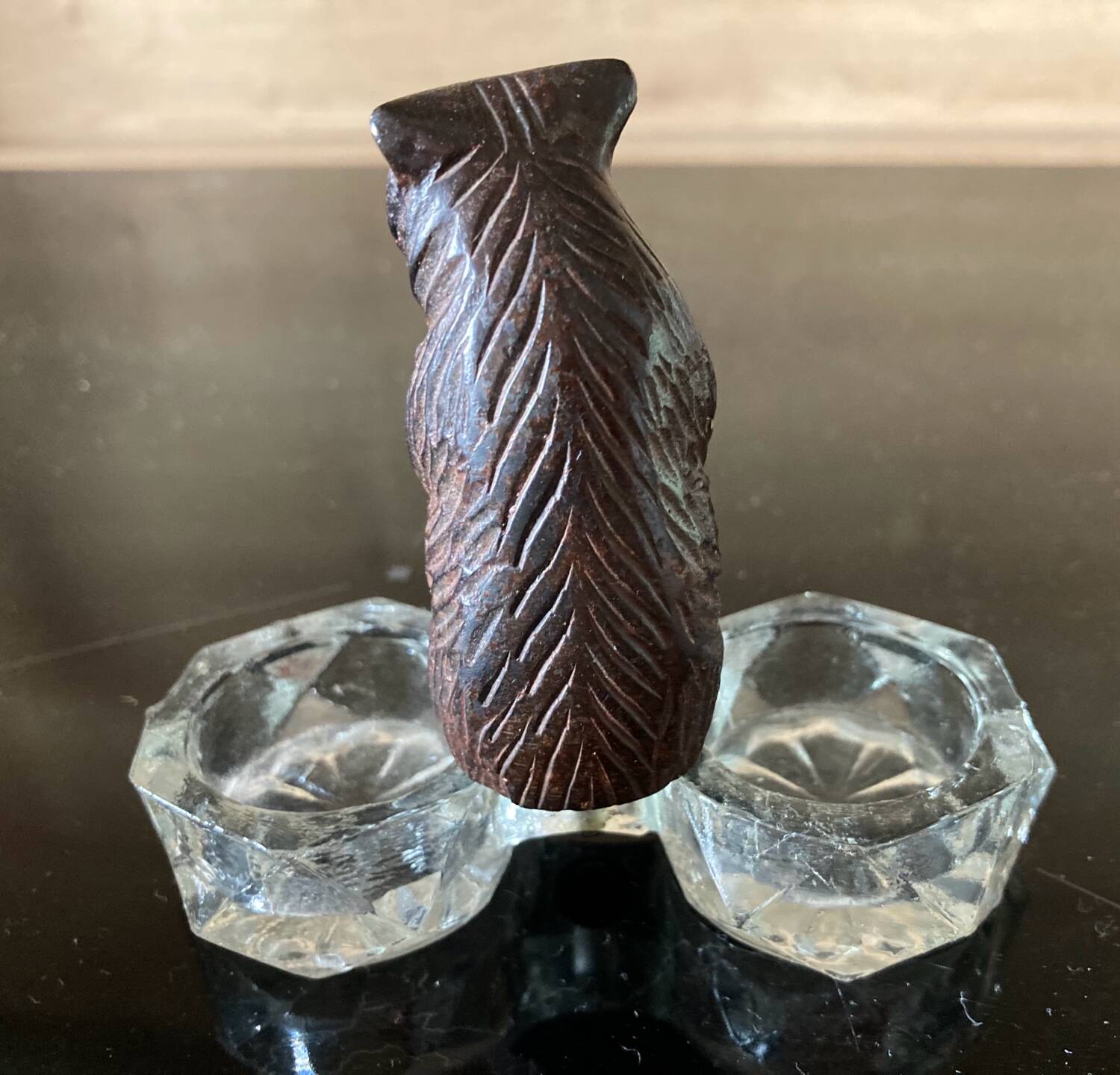 Salt and pepper little bear decoration