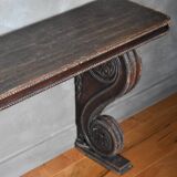 Carved bench