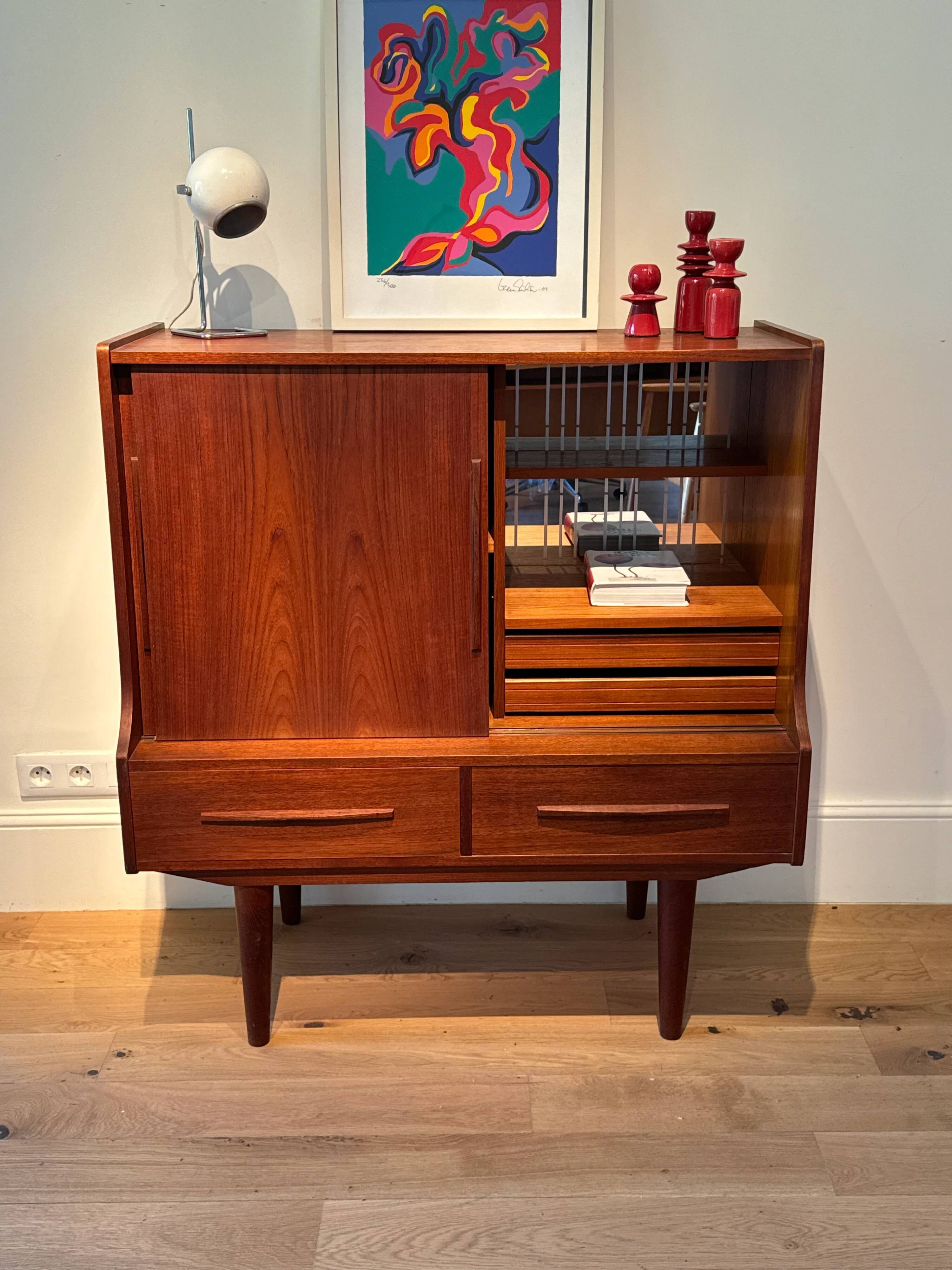Buffet scandinave vintage en teck "Mads"