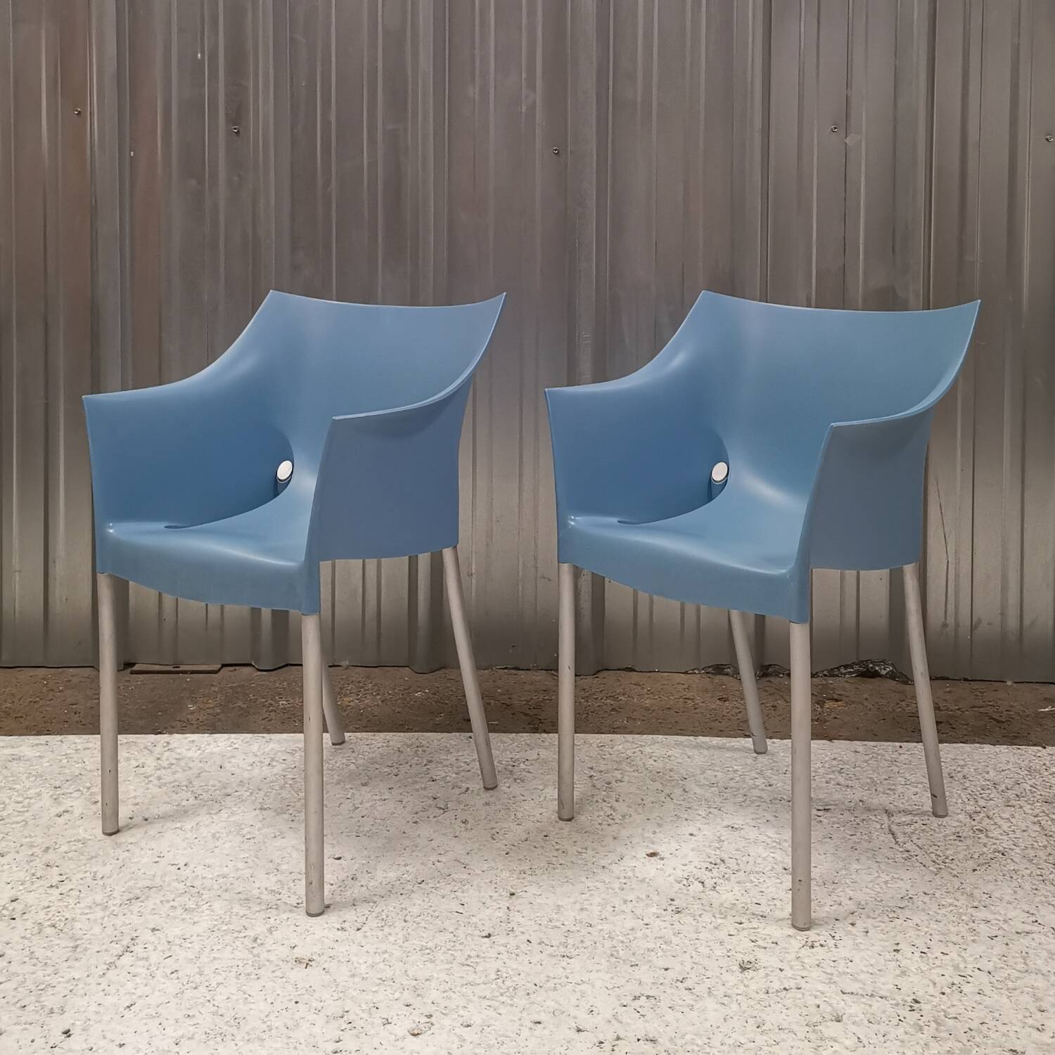 Pair of Dr. No chairs, Philippe Starck, Kartell