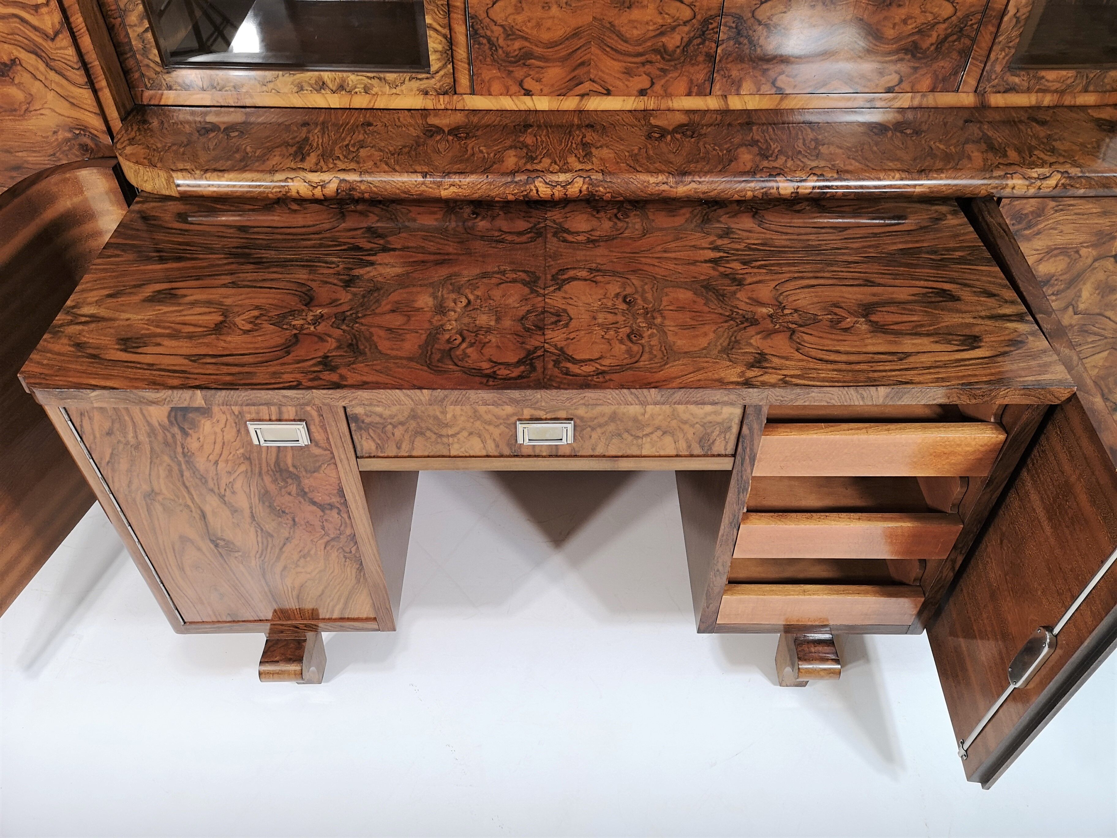 Art Deco Sideboard and Desk 2 in 1, 1940s