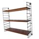 Scandinavian modular shelf Tomado Holland design metal and wood vintage 50's 60's