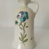 Pichet vintage en grès vernissée signé