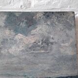 Oil on seascape panel