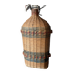 Wicker woven bottle
