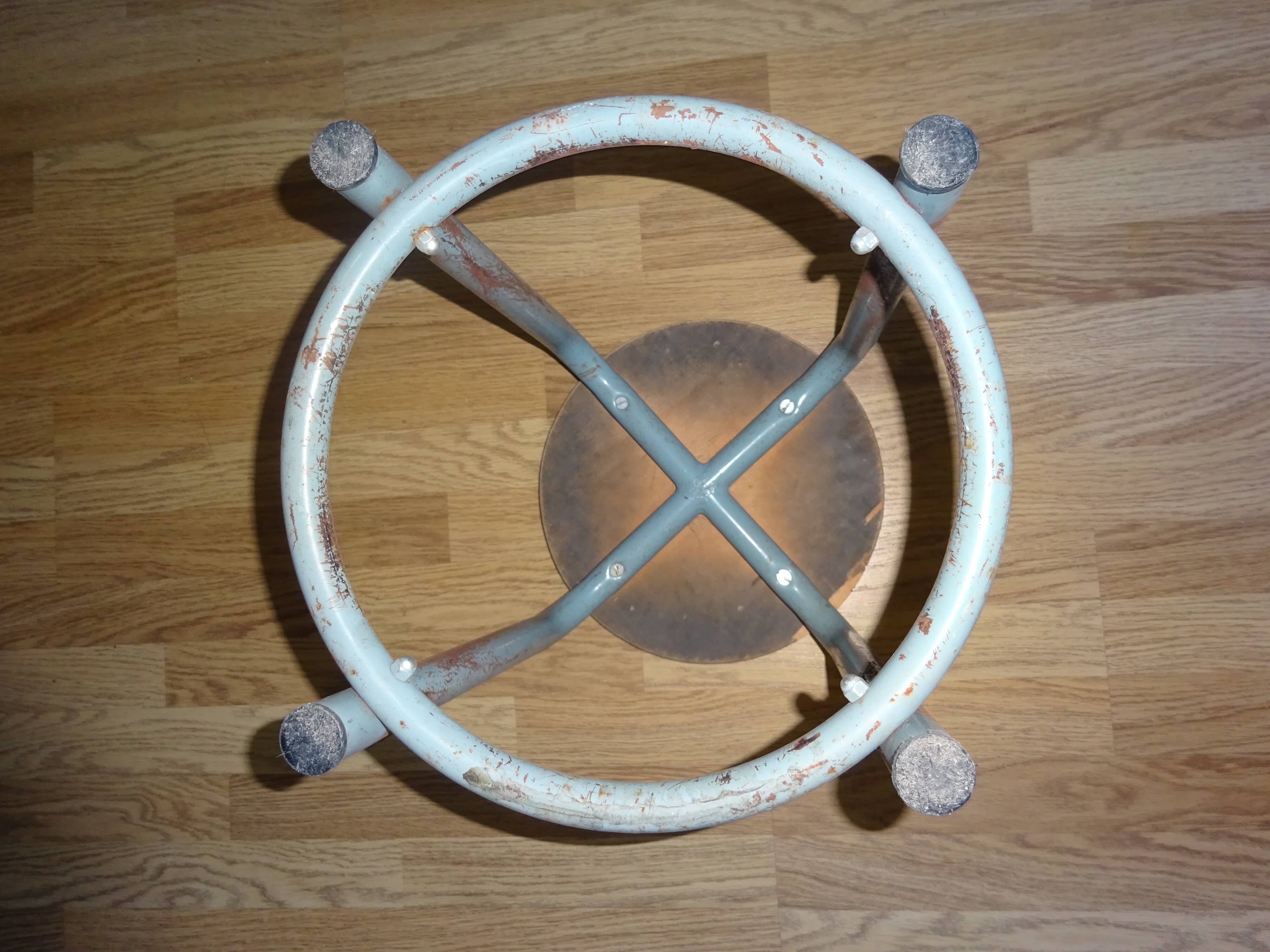 Vintage workshop stools