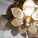 mother-of-pearl lotus flower chandelier