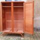 Vintage cabinet from the 50s in solid oak with compass feet