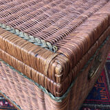 Vintage wicker chest