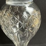 Blown and cut crystal decanter