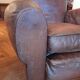 Vintage large club armchair moustache model