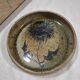 Pyrite stoneware ceramic with thistle decoration signed by Suzanne Dauliach, 1970s.
