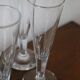 Lot de 5 flutes à champagne de bistrot, vintage
