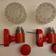 Appliques Sankey Targetti rouges