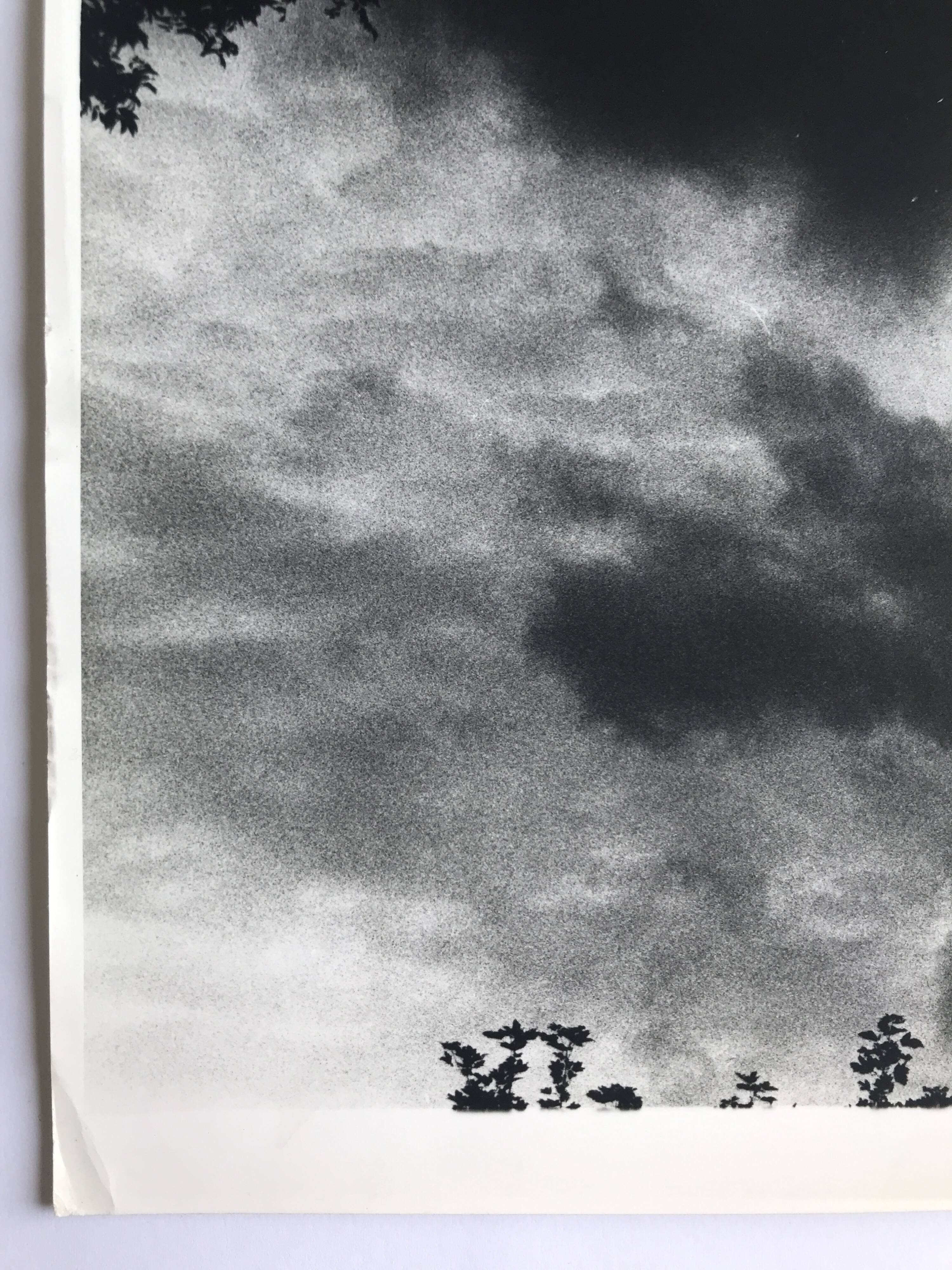 Rosine NUSIMOVICI, Untitled (Cloud IV), c 1980. Black and white silver print