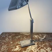 Vintage Pirouett France lamp, Art Deco, model patented in 1940, aluminum