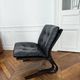 Kengu leather armchair by Elsa & Nordahl Solheim for Rybo Rykken