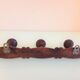 Three-headed wooden patère