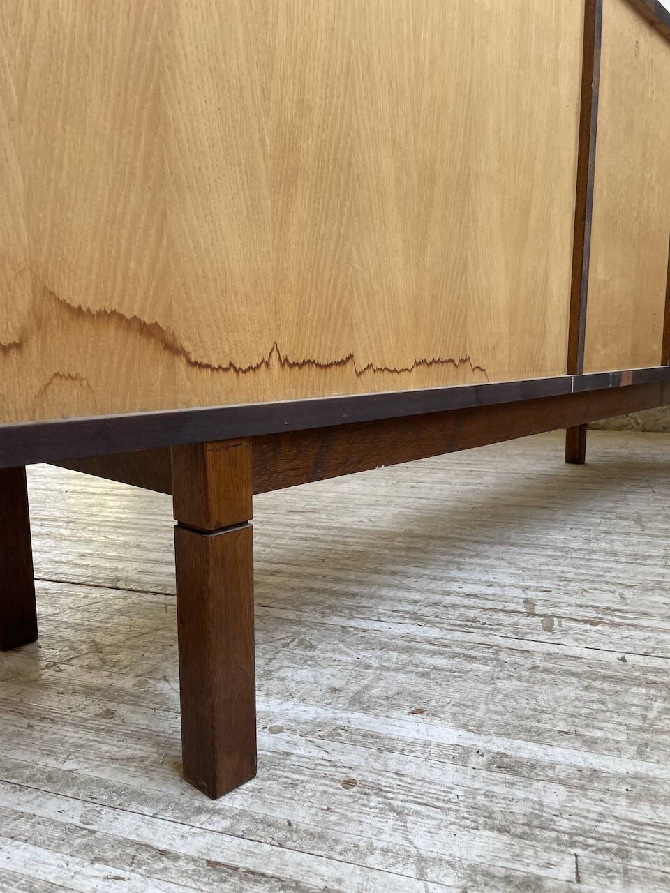 1950s modernist oak sideboard